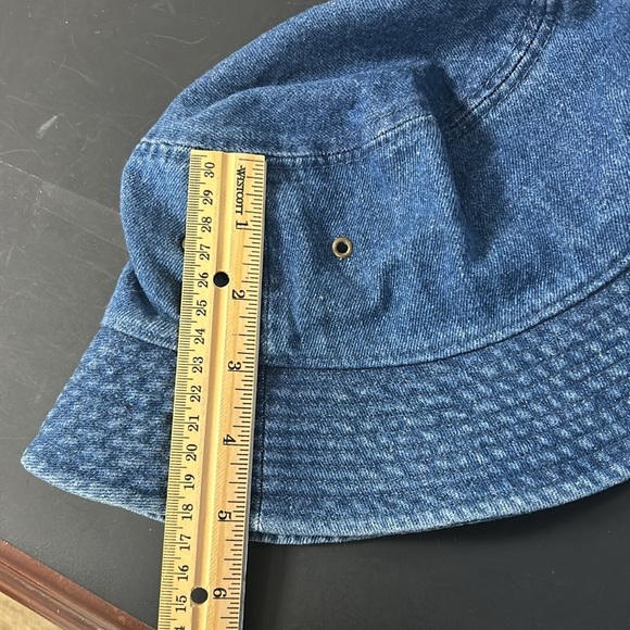 SUMMER Travel Beach Sun Hat Denim - Picture 6 of 6